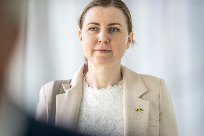 Socialdemokratų Seimo frakcijos bei Nacionalinio saugumo ir gynybos komiteto narė Dovilė Šakalienė.